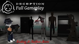 SCP: Reception V1.3/1.0: Surface Access Ending. (Full Gameplay)