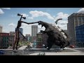 siren head vs godzilla animation horror short film