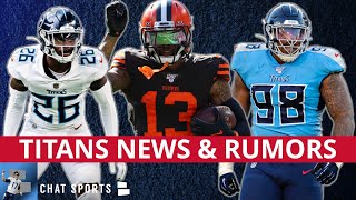 Tennessee Titans Rumors & News On Odell Beckham, Adrian Peterson, Kristian Fulton & Jeffery Simmons