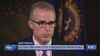 FBI acting director McCabe is Duke graduate