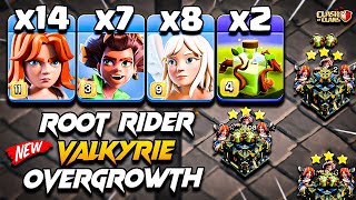 Th17 ROOT RIDER VALKYRIE Attack With OVERGROWTH Clash Of Clans | TH17 Attack Strategy (Town Hall 17)