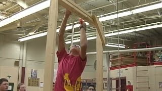 Students in Leslie County learn the art of carpentry