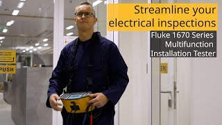 Fluke 1670 Series Multifunction Installation Testers | Streamline Your Electrical Inspections