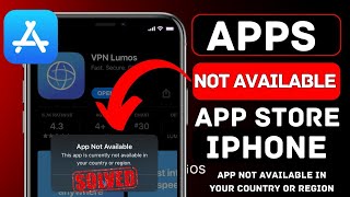 Fix App Not Available in your country iphone|Install App Not Available in your Country|ios|ipad|2023
