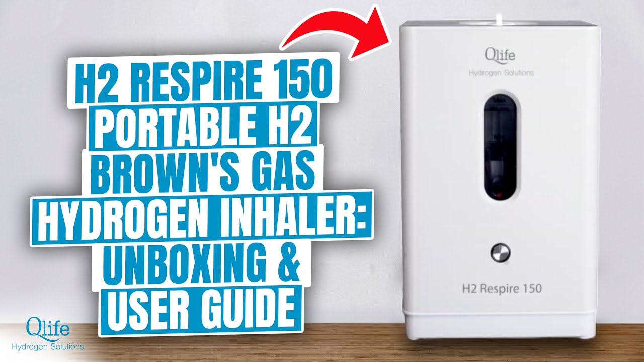 Qlife H2 Respire 150 Portable Brown S Gas Hydrogen Inhaler Unboxing