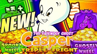 ★NEW SLOT!★ WHEELY SPOOKY! CASPER THE FRIENDLY GHOST TRIPLE FRIGHT Slot Machine (EVERI)