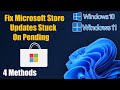 Fix Windows 11 Microsoft Store Updates Stuck On Pending