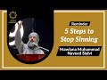 5 Steps to Stop Sinning | Mawlana Muhammad Naveed Sialvi