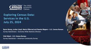 Exploring Census Data -- Services in the U.S.