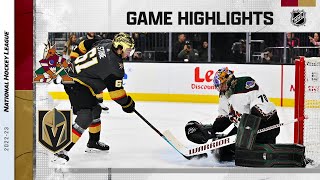 Coyotes @ Golden Knights 12/21 | NHL Highlights 2022