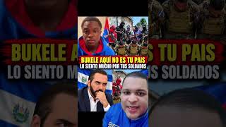 Joven haitiano pide a Nayib Bukele no seguir enviando soldados salvadoreños a su país #noticias