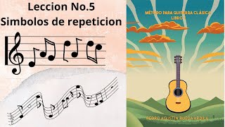 Lección No.5 Símbolos de repetición