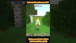 Unlimited Wool Farm In Mobile ? | Trying Java Edition Tricks in Pocket Edition | Part 15 | #shorts