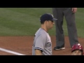 nyy@laa cc gets the out after being hit by liner