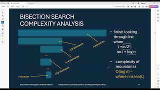 Intro to CS and Python (11 of 12) Understanding Program Efficiency 2