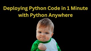 Deploying Python Code in 1 Minute with Python Anywhere #chatgpt #chatgpt3 #openai #python