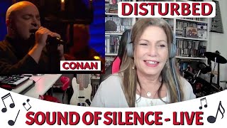 Disturbed SOUND OF SILENCE Live (Conan Show) Disturbed Reaction Diaries #reaction