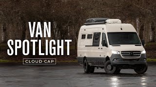 VAN SPOTLIGHT: Cloud Cap | Outside Van 4WD Mercedes-Benz Sprinter 170 EXT Van Conversion