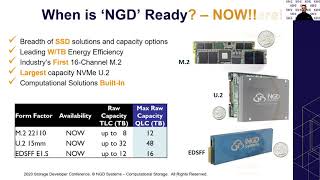 SDC2020: Deploying Computational Storage at the Edge
