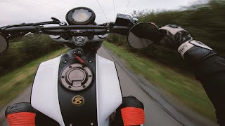 🚀 Husqvarna Svartpilen 401 Akrapovic RAW Sound | Wheelie 🔥