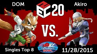 E2C 20 (Singles): Dom (Fox) vs. E2C l Akiro (Sheik) - LB