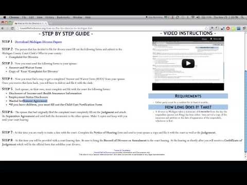How to File For Divorce in Michigan How to File For Divorce in Michigan