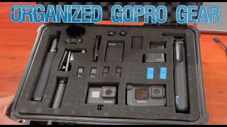 My GoPro Camera/Video Filming Setup | Pelican Apache Harbor Freight Case | Organizing Accessories