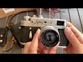 Zorki 4 Russian Rangefinder Camera + Jupiter-8 50mm f2 Lens ( Jupiter 8 Lens ) Demo