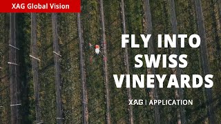 Application | XAG Agricultural Drone Flies into Switzerland Green Vineyards