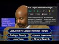 Largest Perimeter Triangle Explained: Ace Your LeetCode Technical Interview With Coding Card Sharp