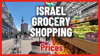 ISRAEL Grocery Shopping 🇮🇱 | Israel Supermarket Prices TODAY! [4K vlog June 2024]