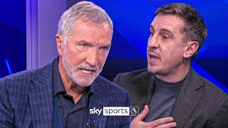 "You're gloating like little children" | Souness and Carragher question Neville on Liverpool 👀🍿
