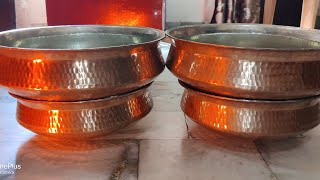 Copper lagan handi for hotelware \u0026 home kitchenware 💯💫👌 call 📞 - 9528810490