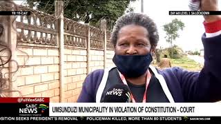 Court finds Umsunduzi municipality in violation of the Constitution