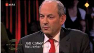 Premiersdebat Lagerhuis, Job Cohen vs Mark Rutte