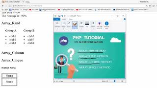 PHP Tutorial #04 Array Methods (Array_Sum, Array_Rand, Array_Column and Array_Unique)