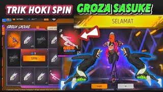 SPIN GROZA SASUKE | TRIK HOKI SPIN GROZA SASUKE TERBARU #freefire