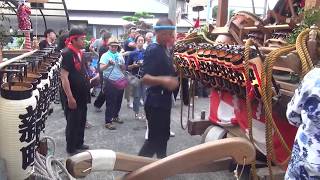 竹岡祭り２０１７　仲町ｖｓ新町