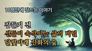 💤잠들기 전, 신들이 속삭이는 삶의 비밀 🌕 달빛 아래 신화의 숲