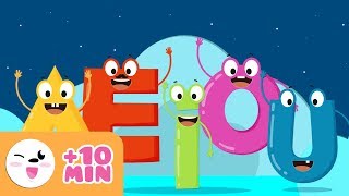 Vowels a e i o u - Educational video to learn the vowels