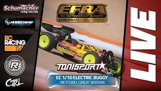 EFRA 1/10th 4WD Off Road Euros 2022 - Saturday Finals Day - LIVE!