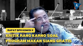 Rano Karno Sentil NU dan Muhammadiyah soal Konsesi Tambang, Bingung dengan Program Makan Gratis