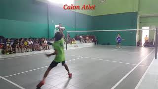 Badminton Anak anak PB. Kenari Vs PB. Patroman - Azka vs Patra