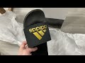 22.07.2021 adidas slide unboxing korea bts twice shoes