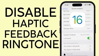 How to Disable Haptic Feedback on Ring Mode on iOS 16 2022