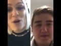 fã cantando com Jessie J - impressionante...