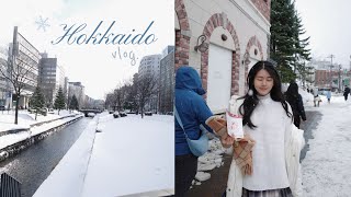 hokkaido vlog *ೃ༄ - sapporo, otaru, asahikawa, biei