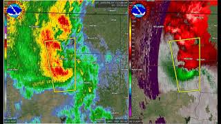 September 14, 2024 - Aberdeen, SD Radar Loop of Storm Producing Tornadoes near Mobridge, SD