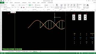3D Double Helix DNA Shape model (Excel visualization)