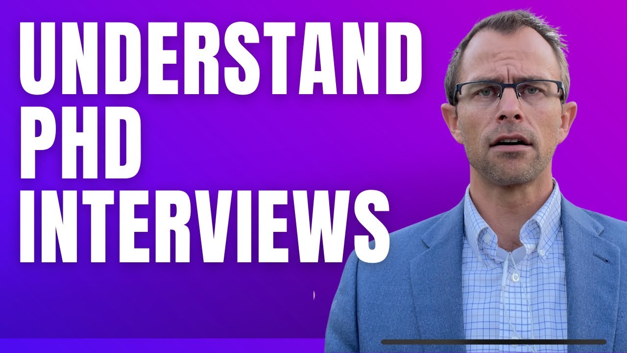 How Do Phd Interviews Work Youtube